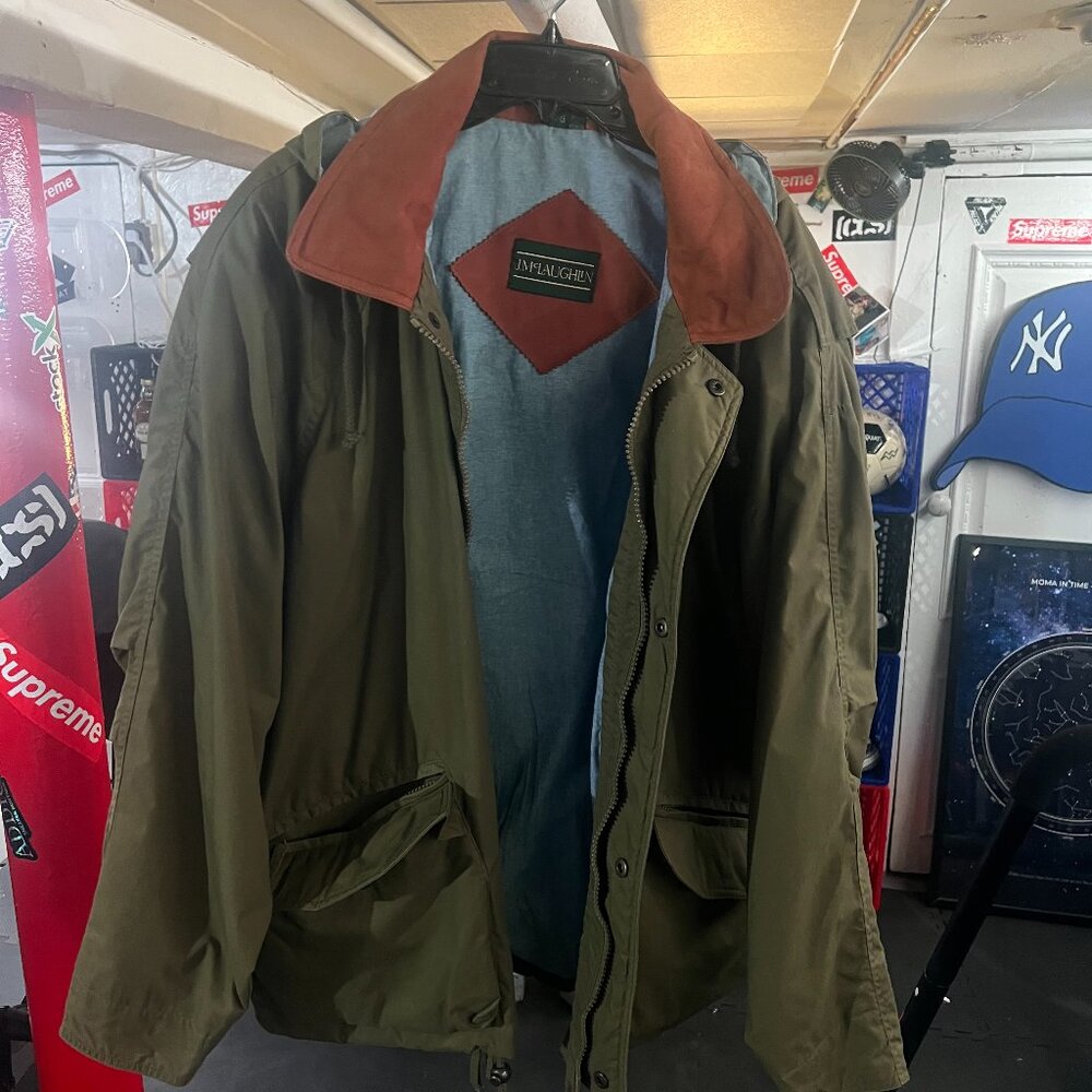 JMcL (J. McLaughlin) jacket in olivie green